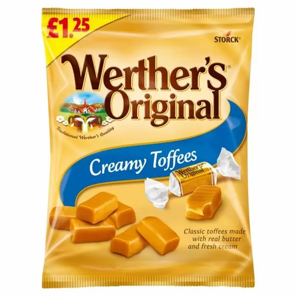 Werthers Original Creamy Toffees 110G - Jessica's Sweets