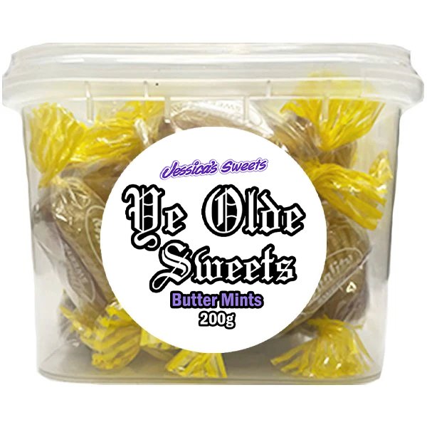 Jessica's Sweets Ye Olde Sweets Butter Mints 200g - Jessica's Sweets