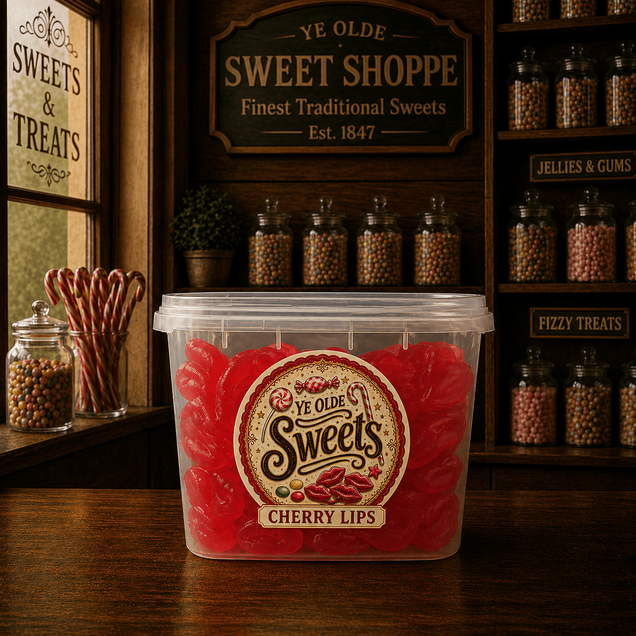 Jessica's Sweets Ye Olde Cherry Lips 170g