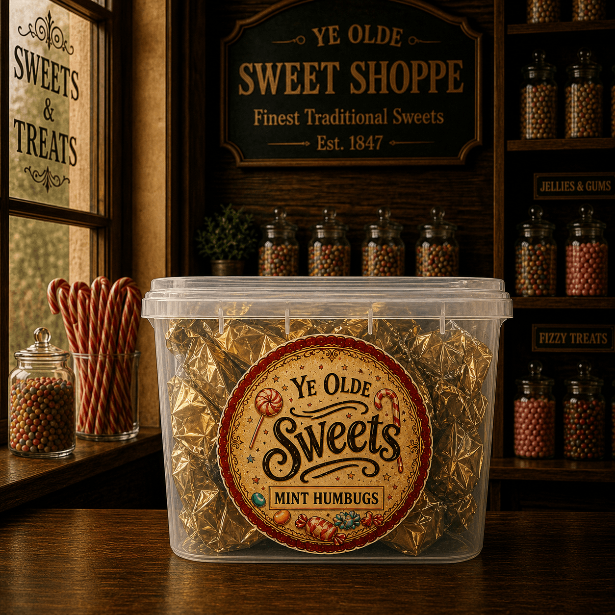 Jessica's Sweets Ye Olde Sweets Mint Humbugs 160g