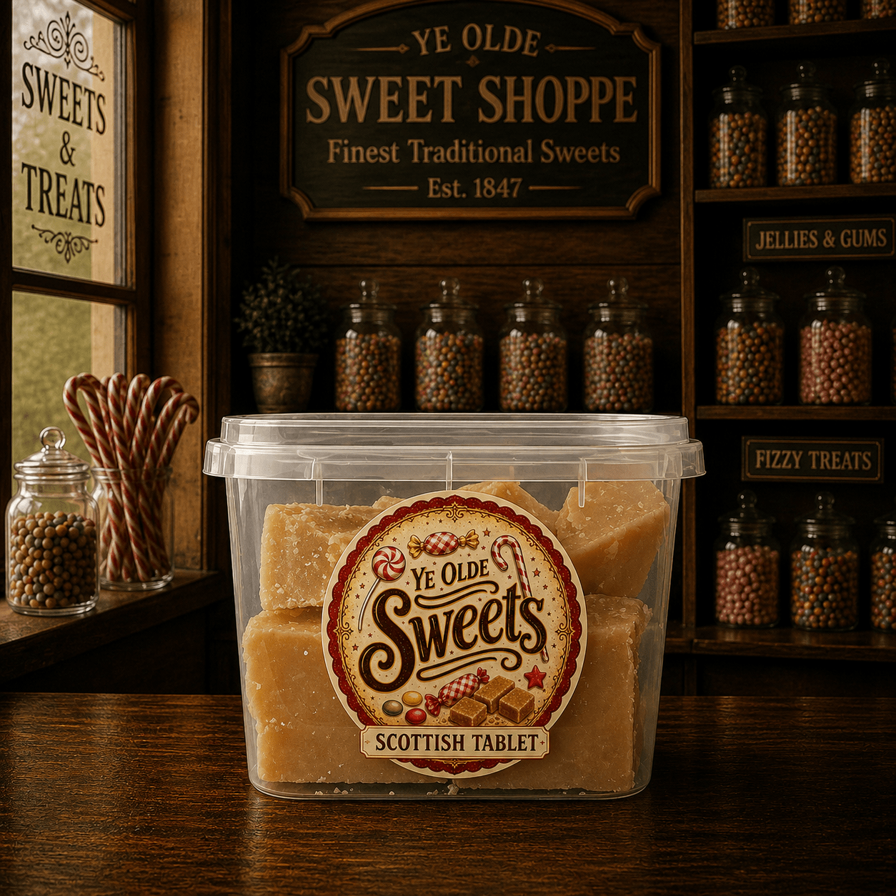 Jessica's Sweets Ye Olde Sweets Scottish Tablet 176g