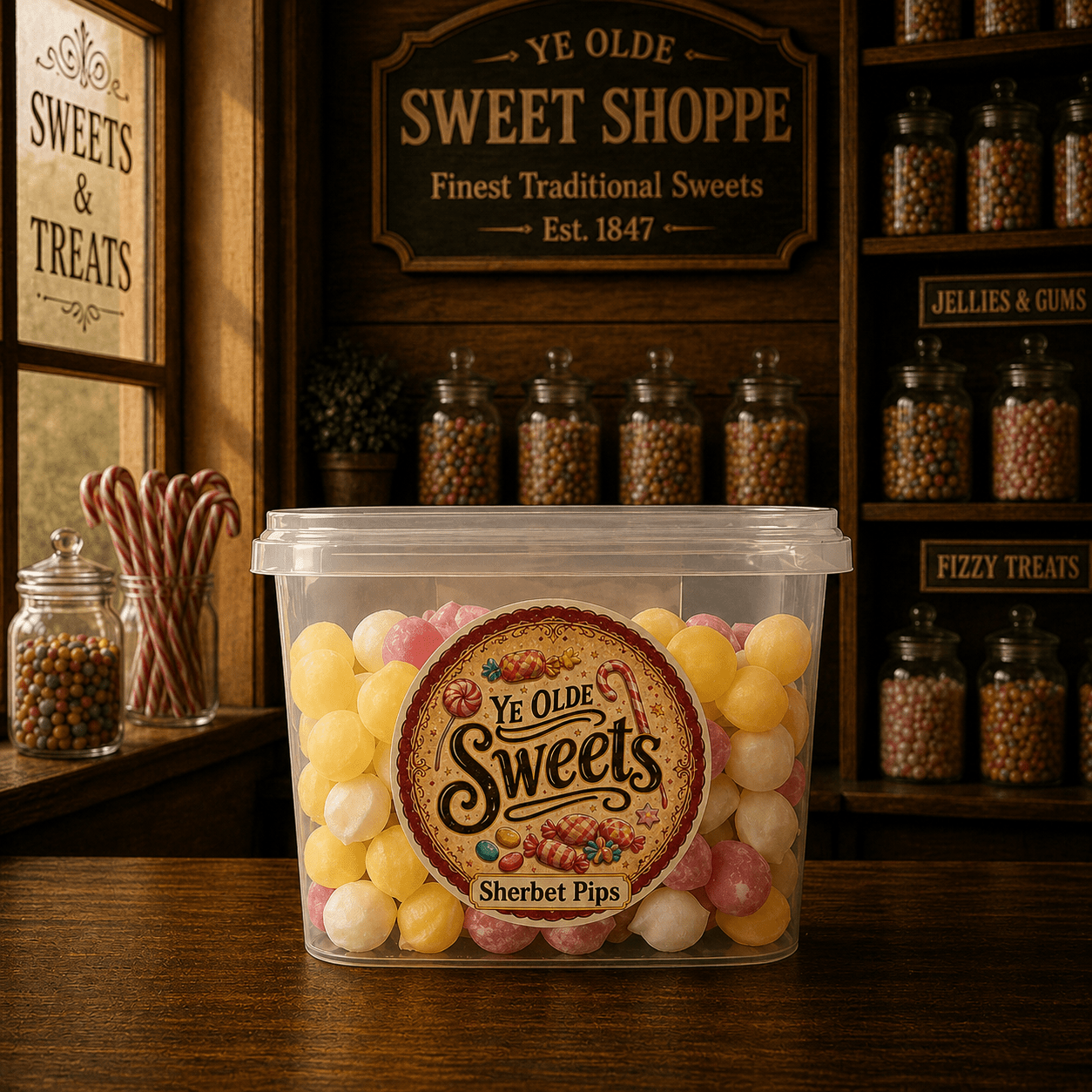 Jessica's Sweets Ye Olde Sweets Sherbet Pips 190g