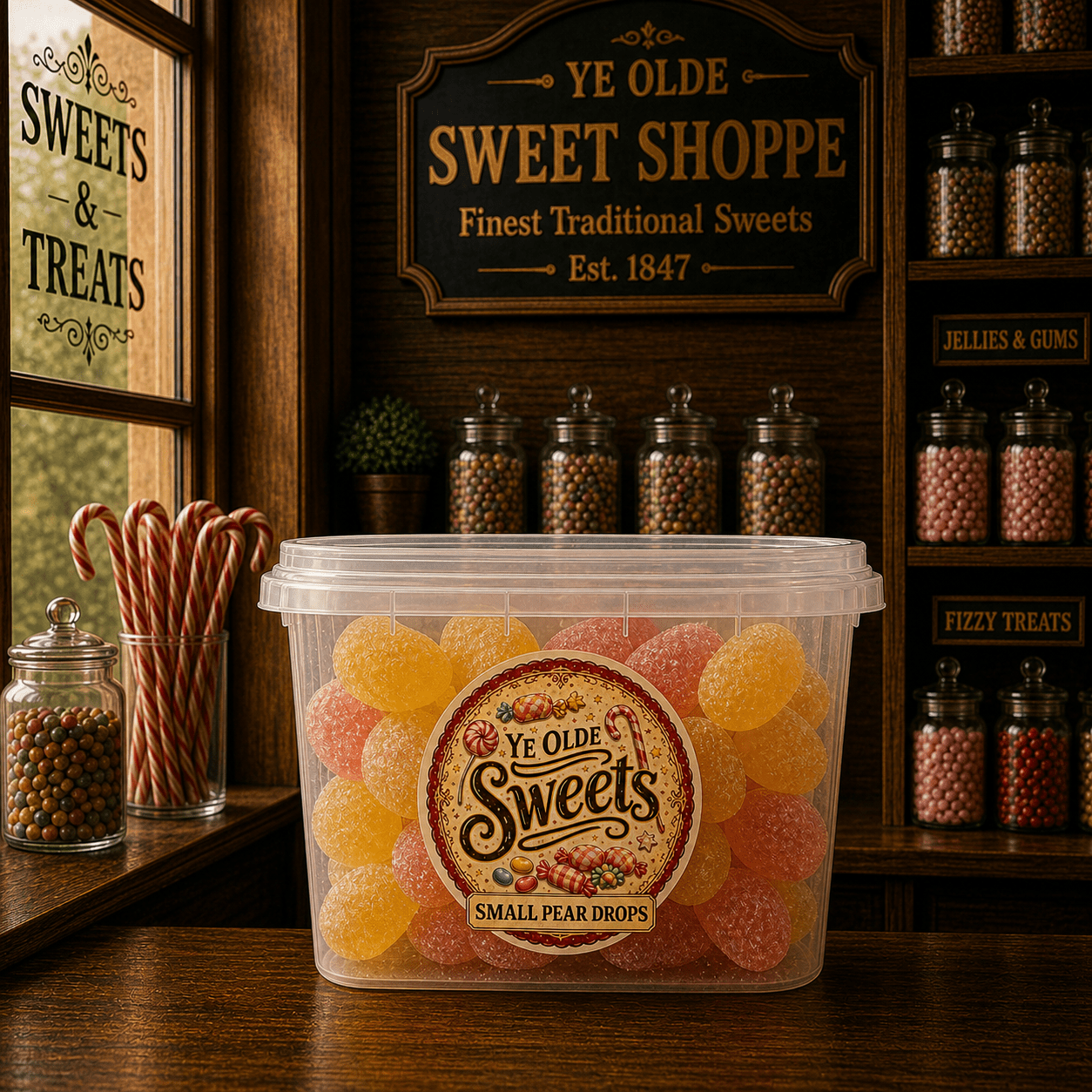 Jessica's Sweets Ye Olde Sweets Pear Drops 180g