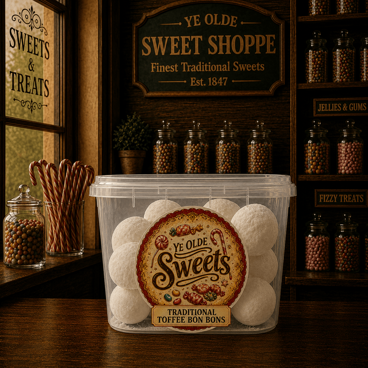 Jessica's Sweets Ye Olde Sweets Traditional Toffee Bon Bons 180g
