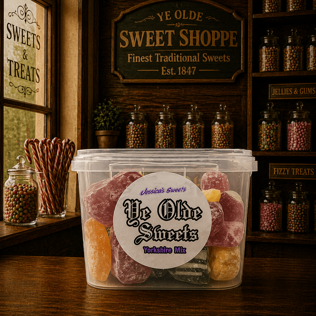 Jessica's Sweets Ye Olde Sweets Yorkshire Mix 190g