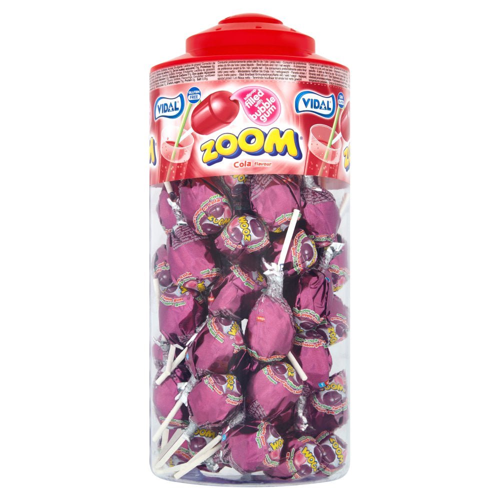Zoom Mega Cola Lollies 50 Count - Jessica's Sweets