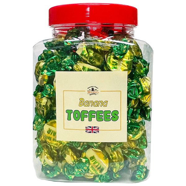 Walker's Banana Toffees 1.123kg - Jessica's Sweets