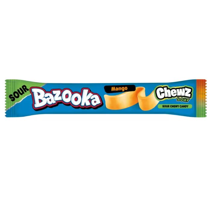 Bazooka Sour Chewz Mango Chew Bars 14g - Jessica's Sweets