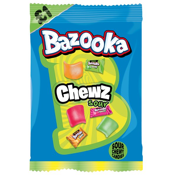 Bazooka  Chewz Sour Bag