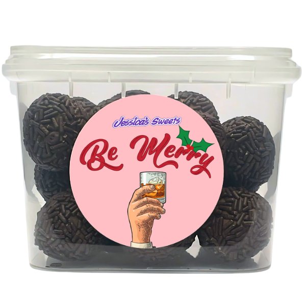 Be Merry Rum Truffles Tub 180g - Jessica's Sweets