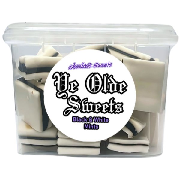 Jessica's Sweets Ye Olde Sweets Black & White Mints - Jessica's Sweets