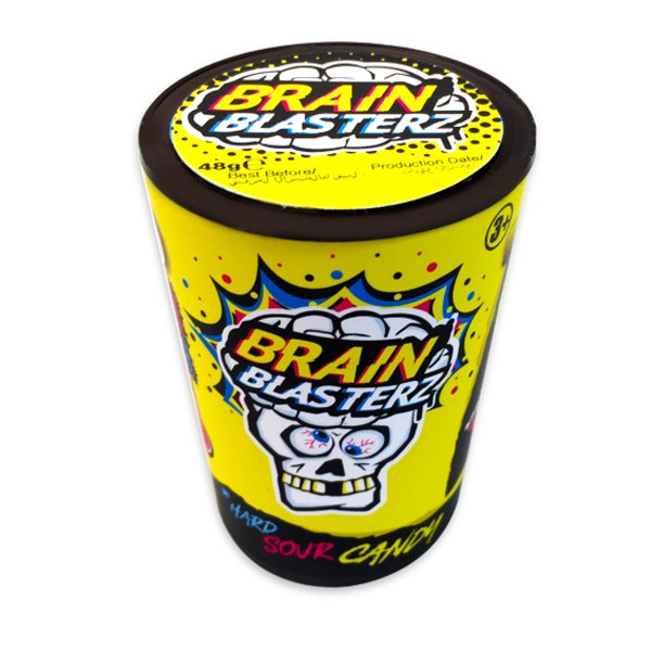 Brain Blasterz Super Sour Hard Candy 38g - Jessica's Sweets
