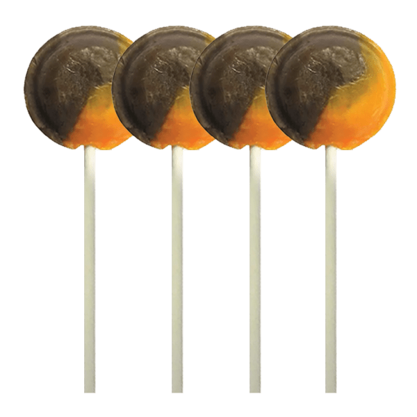 Dobson Chocolate Orange Lollies x 4 - Jessica's Sweets