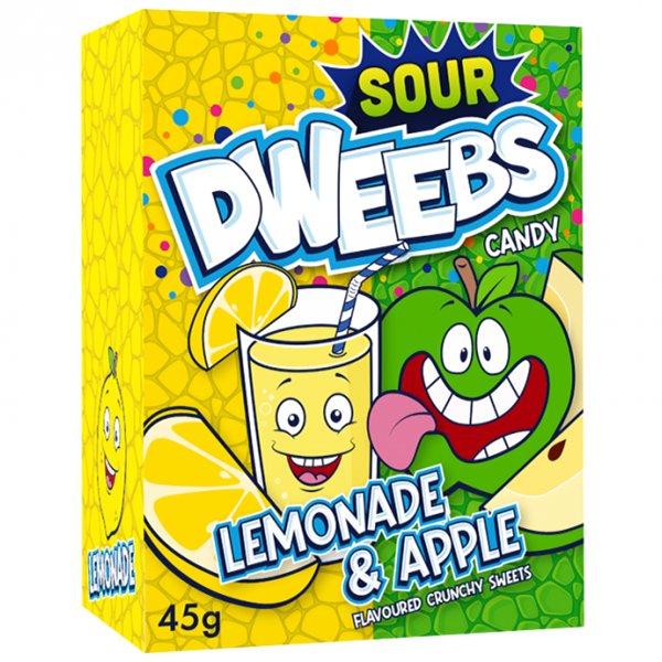 Sour Dweebs Lemonade & Apple 45g - Jessica's Sweets