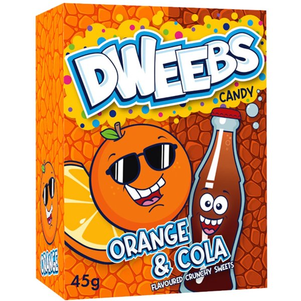 Dweebs Orange & Cola 45g - Jessica's Sweets