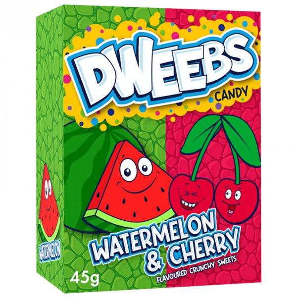 Dweebs Watermelon & Cherry 45g - Jessica's Sweets