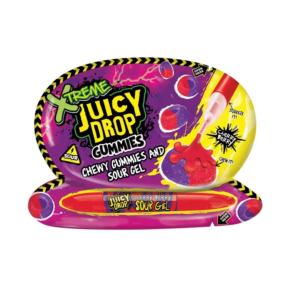 Bazooka Xtreme Juicy Drop Gummies 67g - Jessica's Sweets