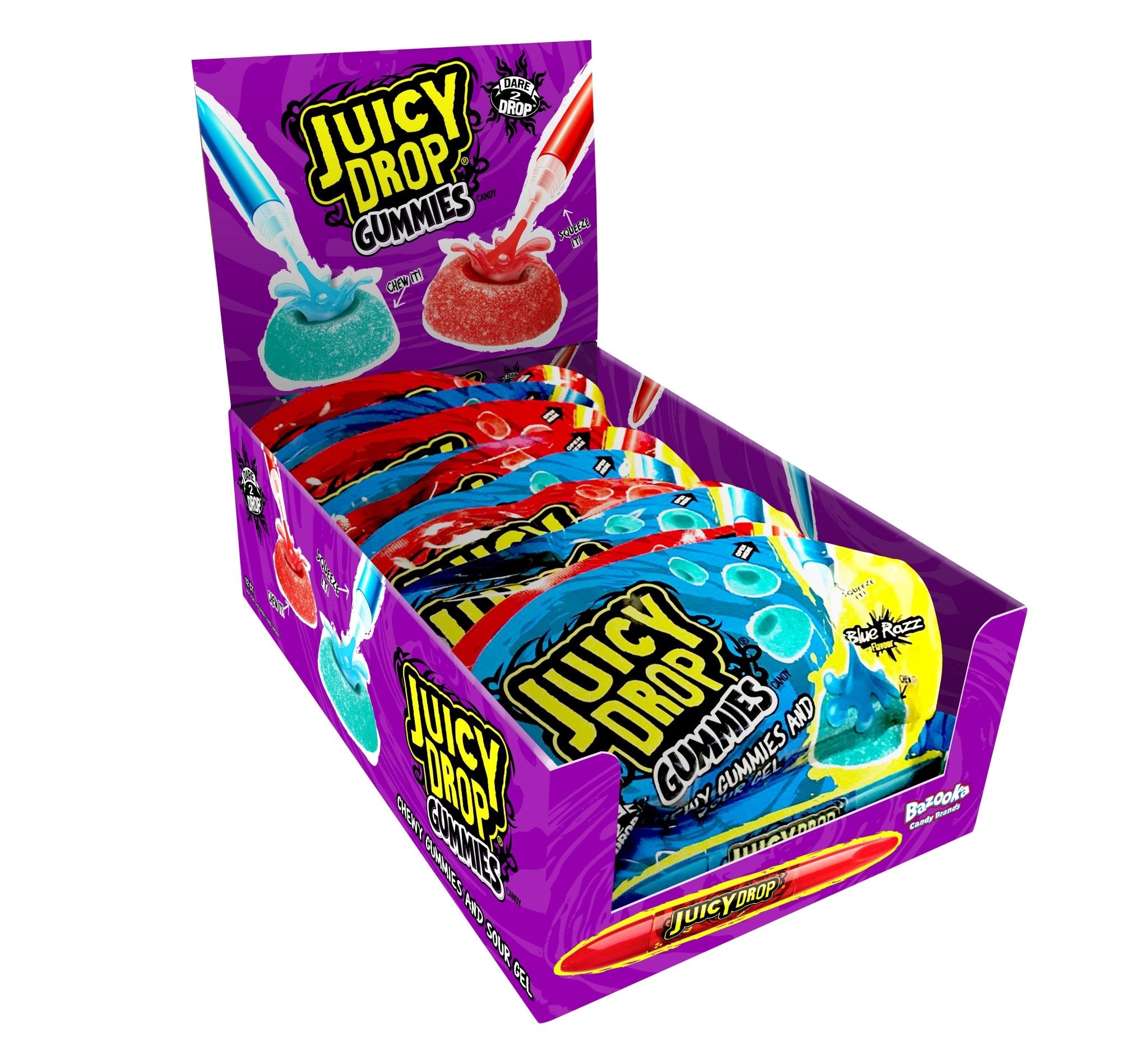 Juicy Drop Gummies & Sour Gel 57g - Jessica's Sweets