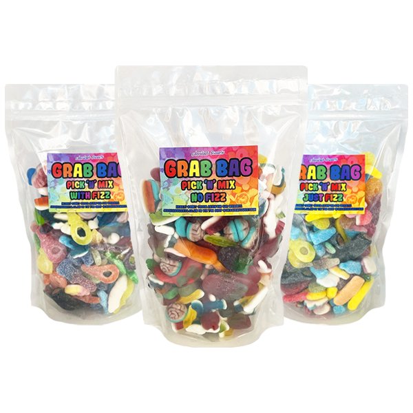 No Fizzy and Fizzy Trio of Grab Bags 3 x 1kg Bags
