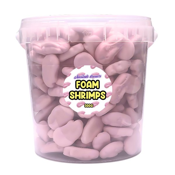 Foam Shrimp Bucket 500g - Jessica's Sweets