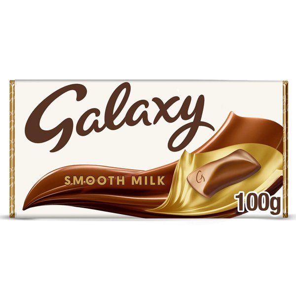 Galaxy Smooth Milk Chocolate Block Bar 100g - Jessica's Sweets