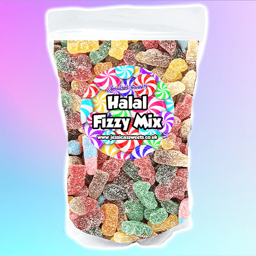 Halal Fizzy 1kg Grab Bag - Jessica's Sweets