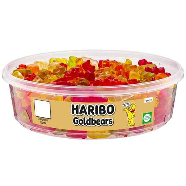 Haribo Gold Bears Tub 460g - Jessica's Sweets