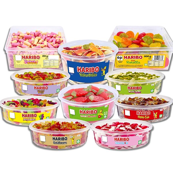 Haribo Party Bundle x 10 Sweets Tubs - Jessica's Sweets