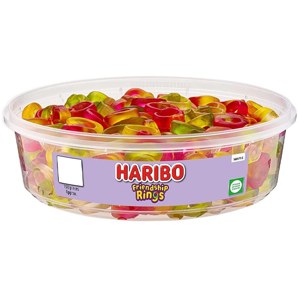 Haribo Friendship Rings Tub 480g - Jessica's Sweets