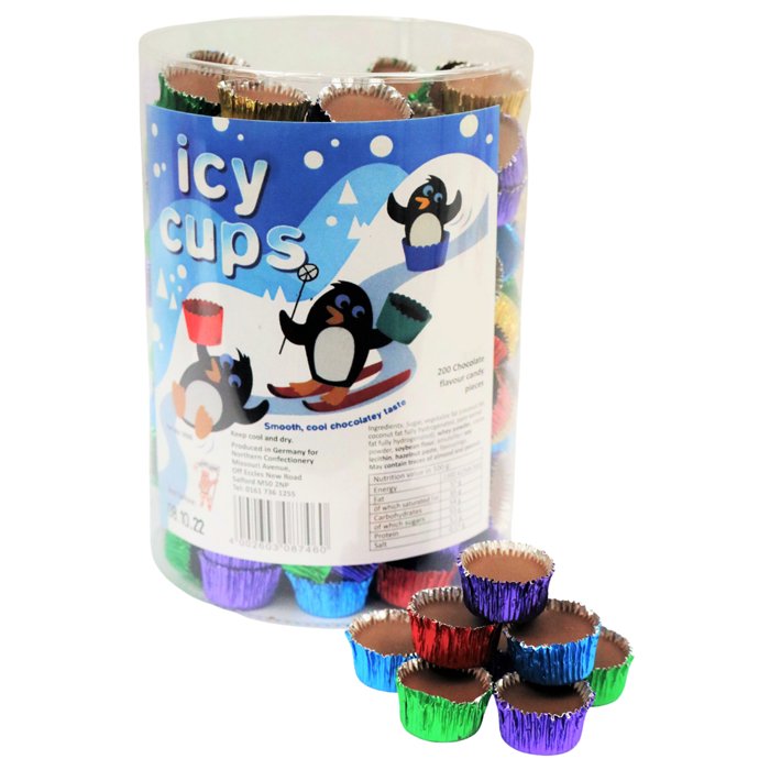 Icy Cups Drum 200 count - Jessica's Sweets