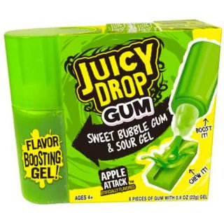 Topps Juicy Drop Sweet Bubble Gum Apple Attack 2.5oz(70g) USA - Jessica's Sweets