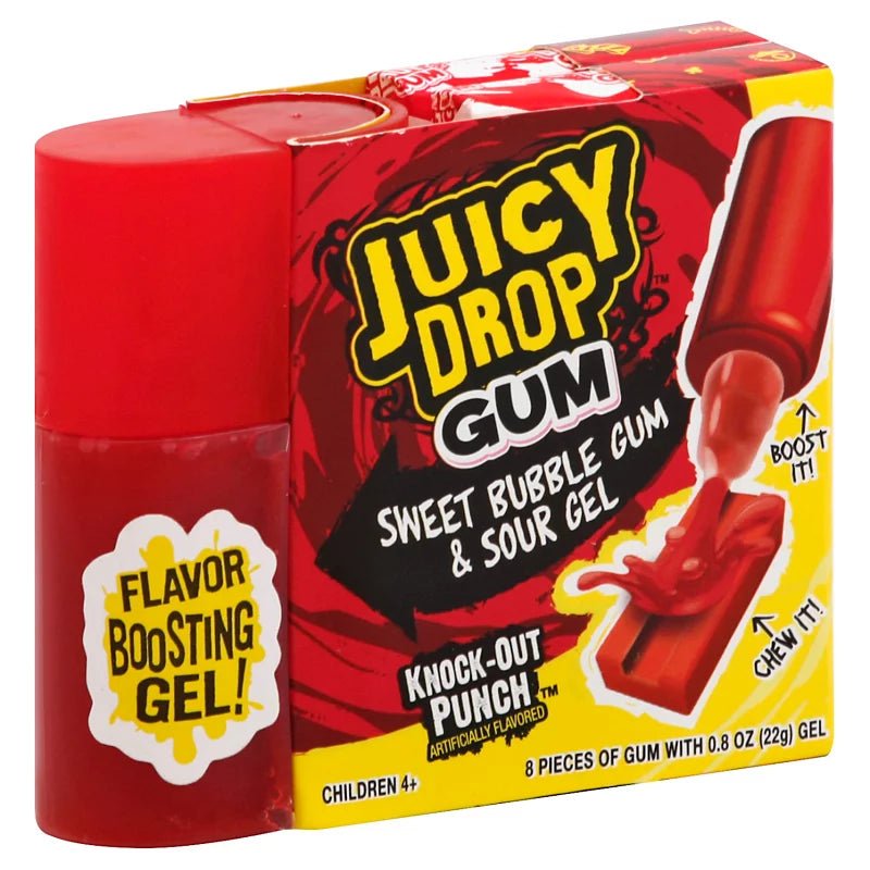 Topps Juicy Drop Sweet Bubble Gum Knock-Out Punch 2.5oz(70g) USA - Jessica's Sweets