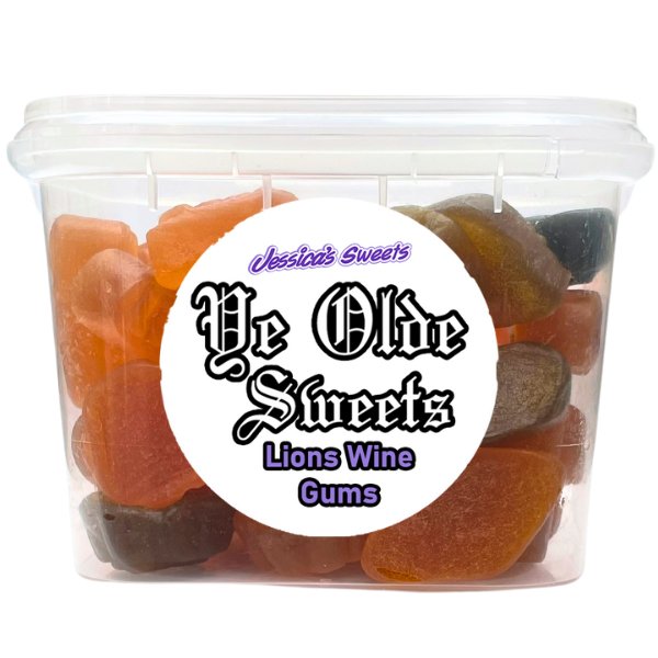 Jessica's Sweets Ye Olde Sweets Lions Wine Gums - Jessica's Sweets