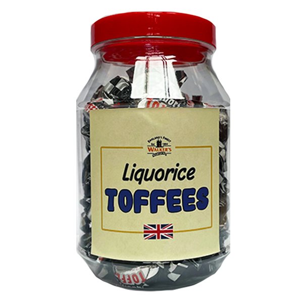 Walker's Liquorice Toffee Jar 365g - Jessica's Sweets