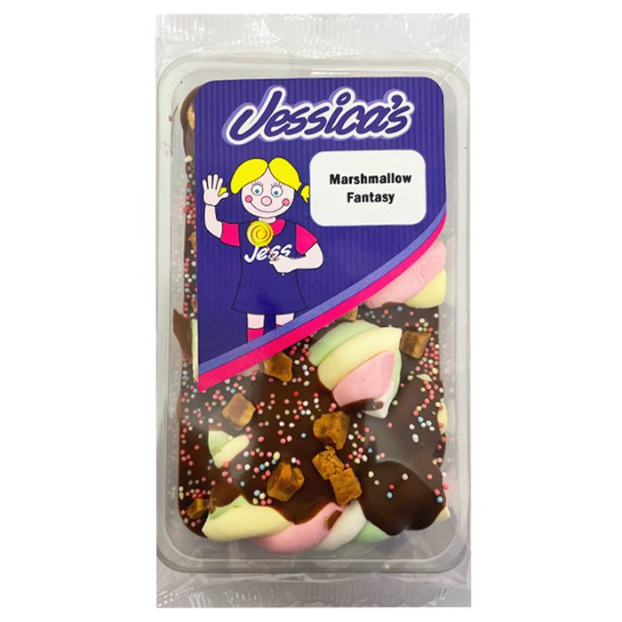 Jessica's Marshmallow Fantasy Bar - Fudge & Sprinkles 150g - Jessica's Sweets