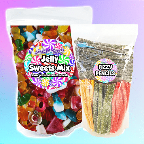 1kg Grab Bag + 100 Pencils - Jessica's Sweets