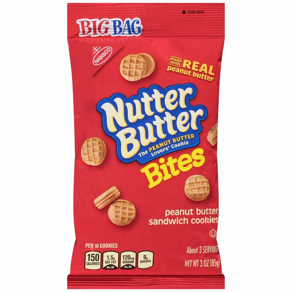 Nutter Butter Bites Big Bag - 85g - Jessica's Sweets