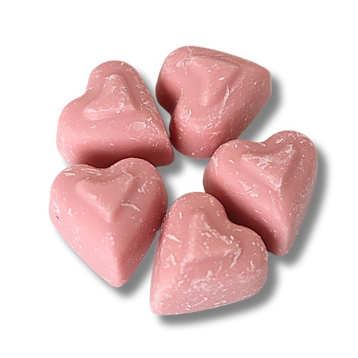 Pink Chocolate Hearts - Jessica's Sweets