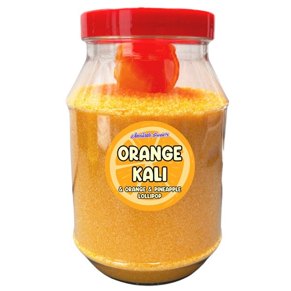 Orange Kali & Orange & Pineapple Flavour Jar 500g - Jessica's Sweets