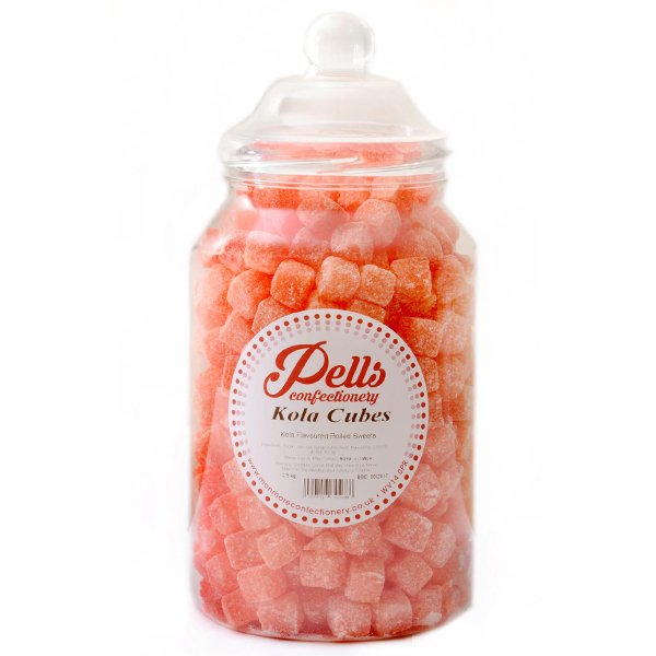 Pells Kola Cubes Jar 2.5kg - Jessica's Sweets