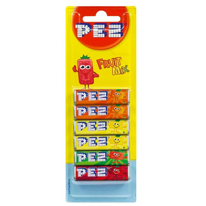 PEZ Refill Fruit Mix 8 Pack - Jessica's Sweets