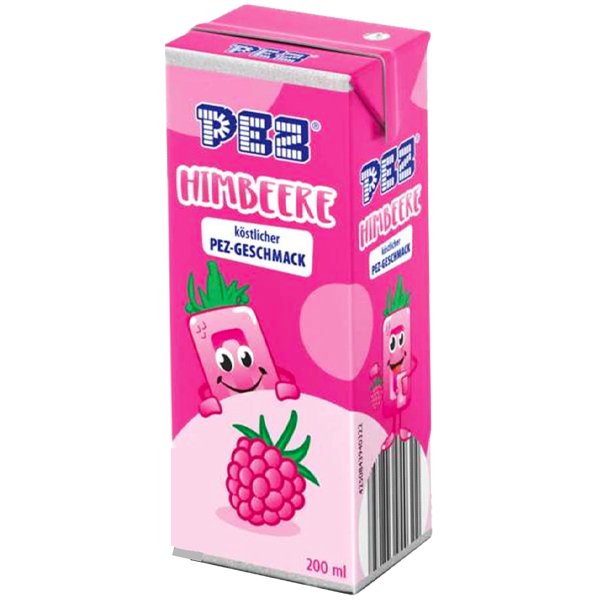 PEZ Raspberry Drink Carton 200ml - Jessica's Sweets