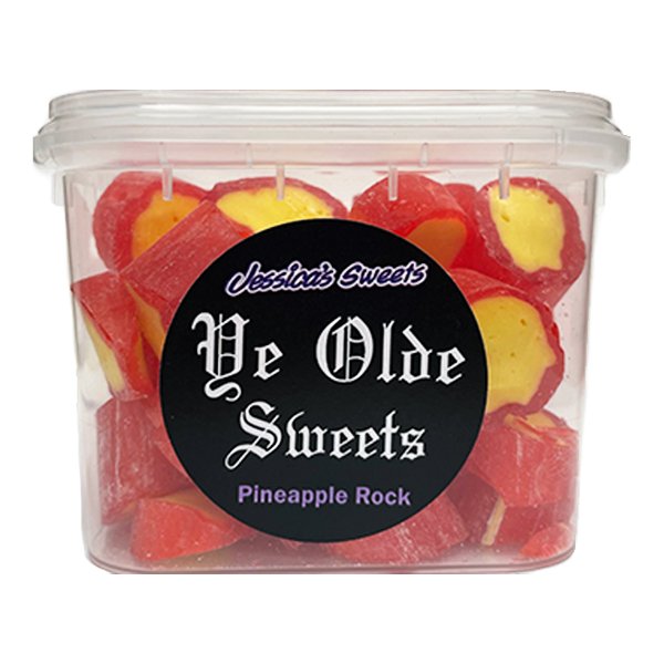 Jessica's Sweets Ye Olde Sweets Pineapple Rock 250g - Jessica's Sweets