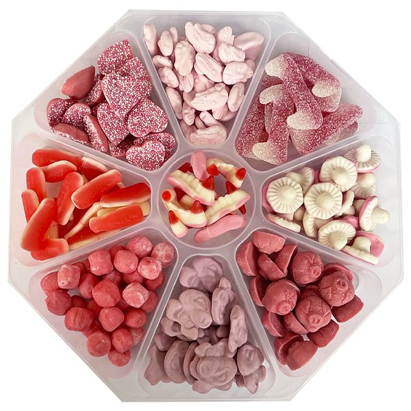 Pink Sweets Pick 'n' Mix Platter - Jessica's Sweets