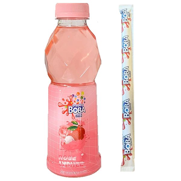 Popping Boba Rose Lychee 500ml - Jessica's Sweets