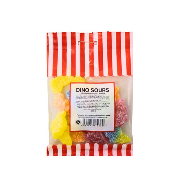 Dino Sours 140g - Jessica's Sweets