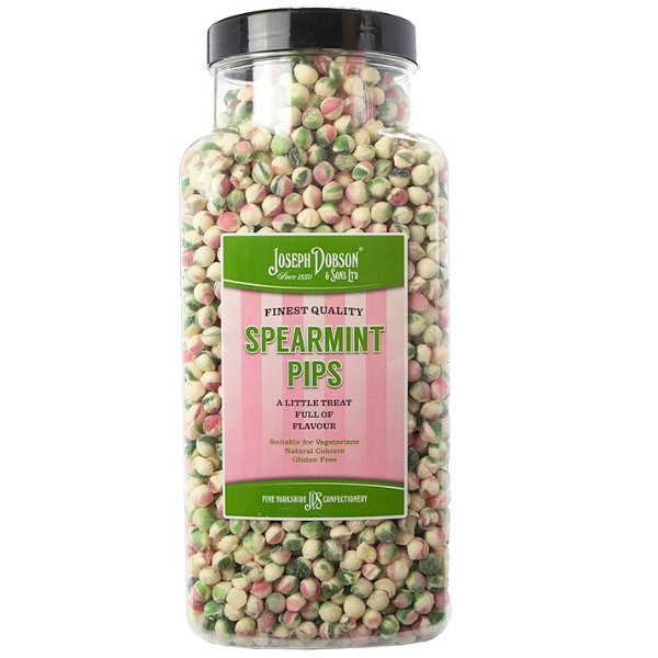 Dobson Spearmint Pips Jar 2.72kg - Jessica's Sweets
