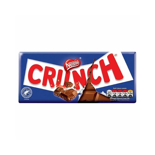 Crunch Milk Chocolate Sharing Bars 100g - Jessica's Sweets