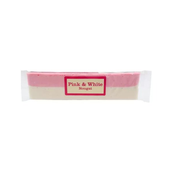 Candy Co Pink & White Nougat Bar 130g - Jessica's Sweets