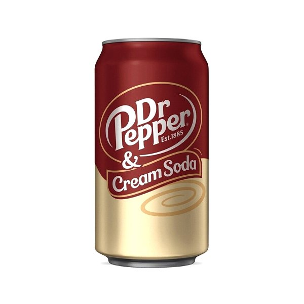 Dr Pepper Cream Soda 355ml - Jessica's Sweets